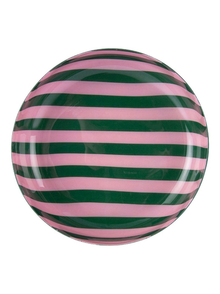 Present Time Retro Green W. Soft Pink Animado Small Bowl - Image 3 of 3 Present Time Retro Green W. Soft Pink Animado Small Bowl - Image 3 of 3