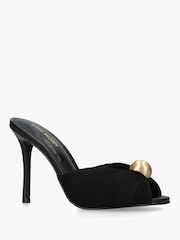 Steve Madden Black Priya Heeled Sandals - Image 2 of 4