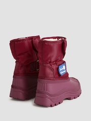 JoJo Maman Bébé Berry Girls' Alpine Snow Boots - Image 2 of 4