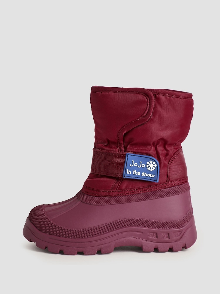 JoJo Maman Bébé Berry Girls' Alpine Snow Boots - Image 4 of 4