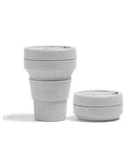 Stojo Grey Pocket Cup And Lunch Bowl - Image 3 of 4