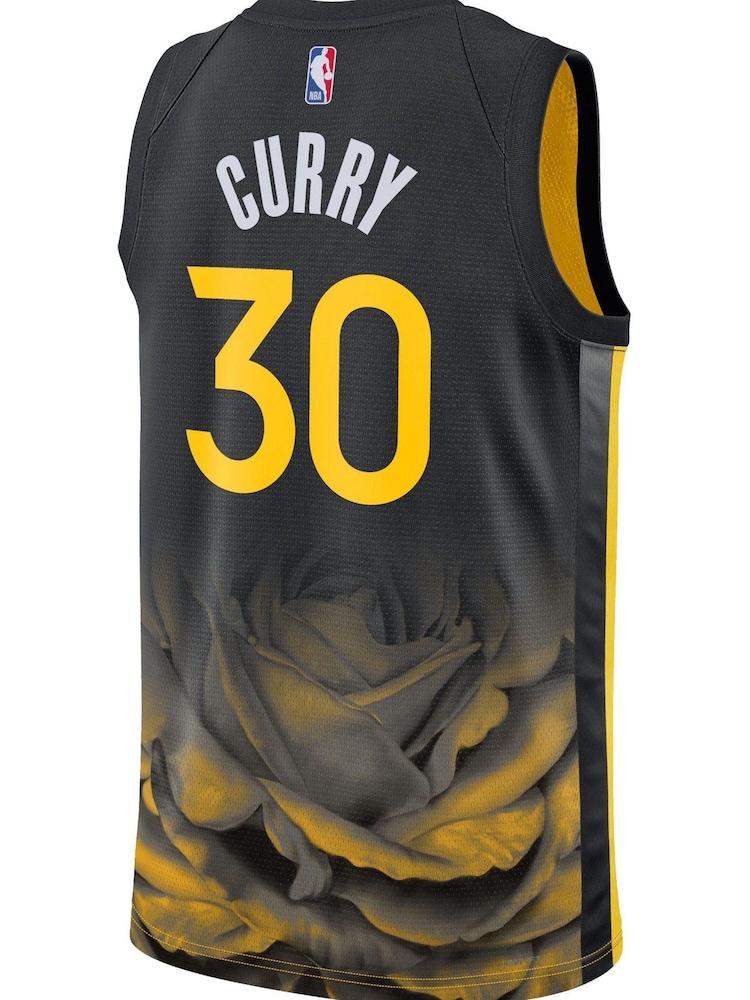 Nike Black Golden State Warriors City Edition Swingman Jersey 22 - Stephen Curry Unisex - Image 3 of 3