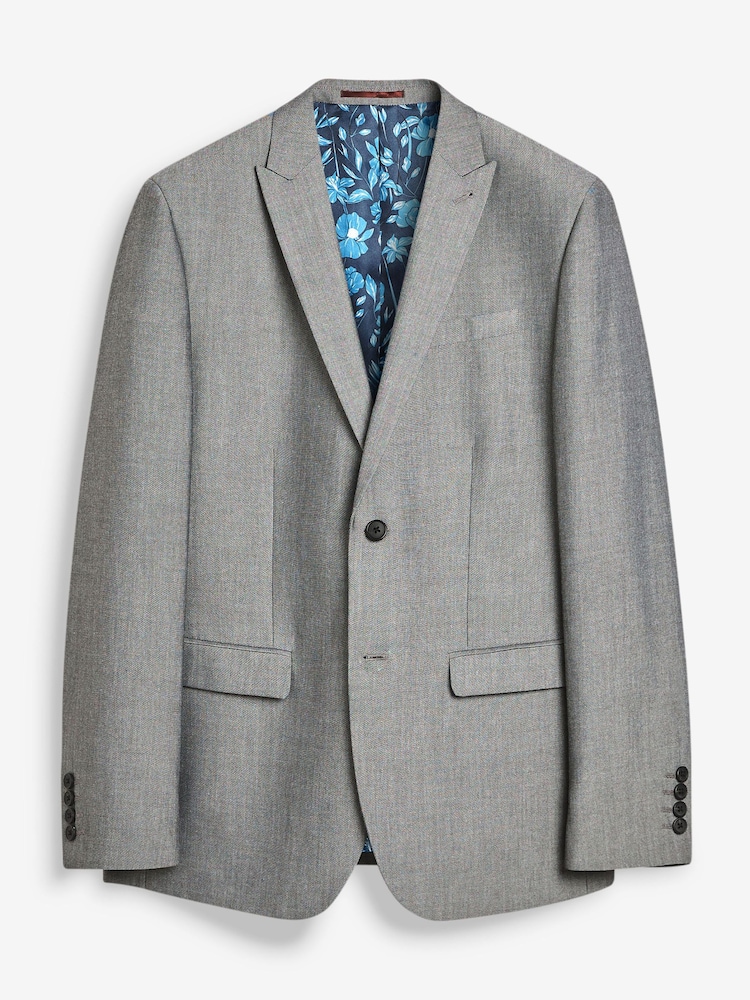 Hellgrau - Anzug mit zwei Knöpfen: Jacke - Bild 1 von 1