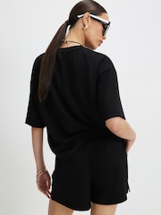 River Island Black Premium Drawstring Shorts - Image 4 of 4