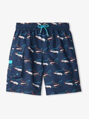 Hatley Tropical Sharks Swim Shorts - Image 1 of 6