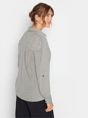 Long Tall Sally Black Stripe Shirt - Image 4 of 5