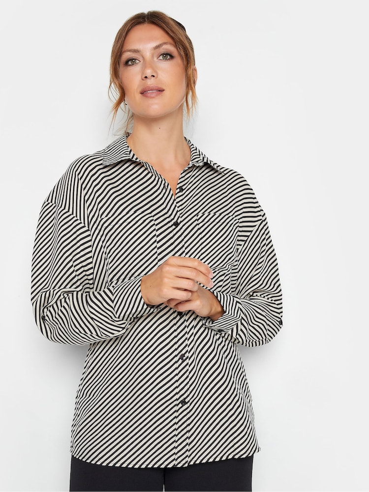 Long Tall Sally Black Stripe Shirt - Image 5 of 5