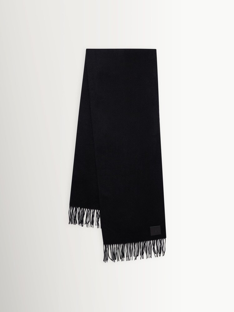 ANINE BING Black Augustina Scarf In Wool - Image 1 of 3
