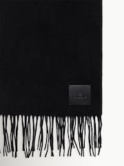 ANINE BING Black Augustina Scarf In Wool - Image 3 of 3