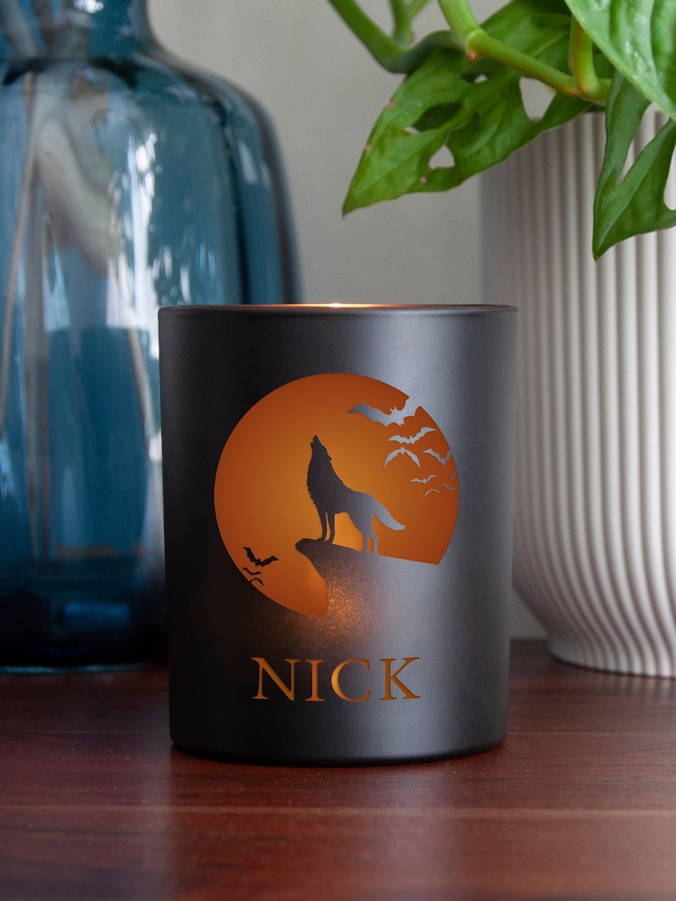 Howling Wolf Candle Holder by Treat Republic - Image 2 of 5