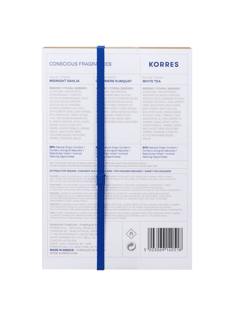 Korres The Floral Collection Eau de Toilette Fragrance Gift Set - Image 3 of 3 Korres The Floral Collection Eau de Toilette Fragrance Gift Set - Image 3 of 3