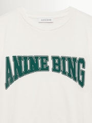 ANINE BING Cream Shelley T-Shirt - Image 5 of 5
