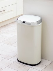 Morphy Richards Cream 42L Square Sensor Bin - Image 1 of 4