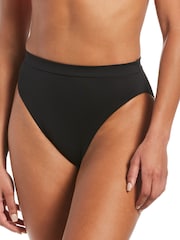 Nike Black Swim High Waist Bikini Bottoms - Image 3 of 4
