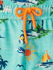 Hatley Tropical Sharks Swim Shorts - Image 4 of 6