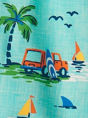 Hatley Tropical Sharks Swim Shorts - Image 5 of 6