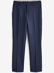 Bright Blue Regular Fit Signature Tollegno Italian Fabric Suit Trousers - Image 6 of 9