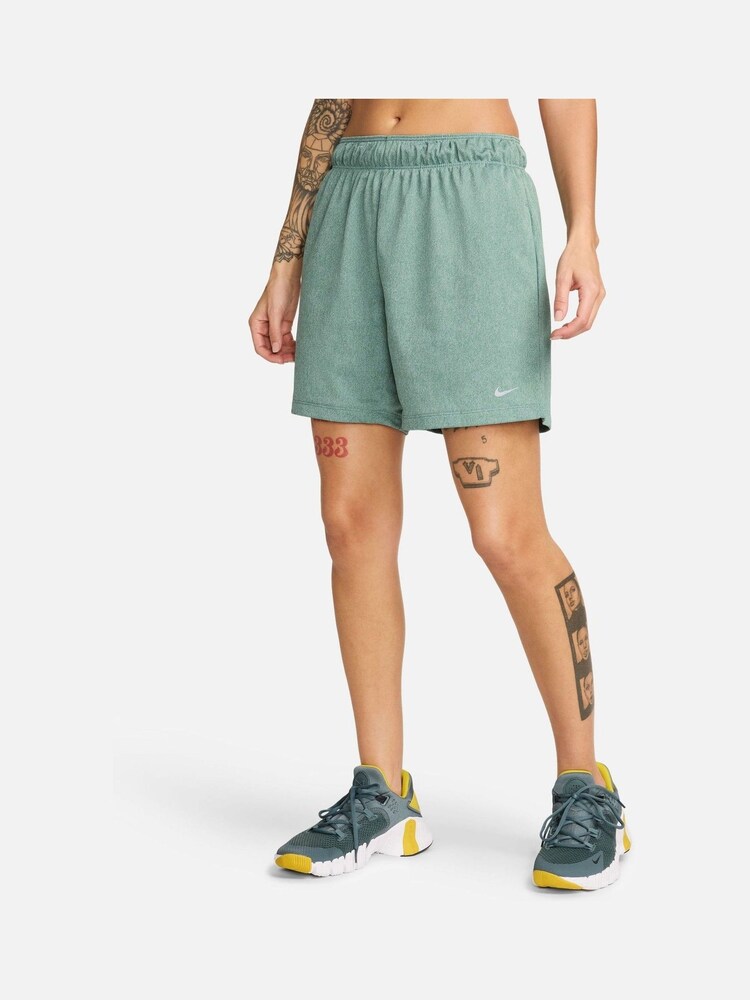 Nike Green Dri-FIT Attack Fitness Mid Rise 5" Unlined Shorts - Image 1 of 7