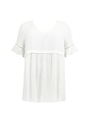 Live Unlimited Short Sleeve Ladder Trim White Top - Image 4 of 4