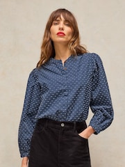 White Stuff Blue Lana Top - Image 1 of 6