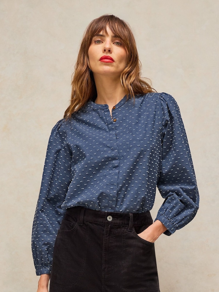 White Stuff Blue Lana Top - Image 1 of 6