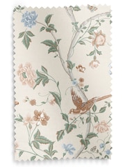 Laura Ashley Sage Apricot Summer Palace Made to Measure Curtains - Image 9 of 9