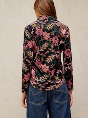 White Stuff Black Annie Jersey Shirt - Image 2 of 6