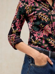 White Stuff Black Annie Jersey Shirt - Image 4 of 6