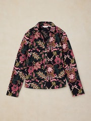 White Stuff Black Annie Jersey Shirt - Image 5 of 6