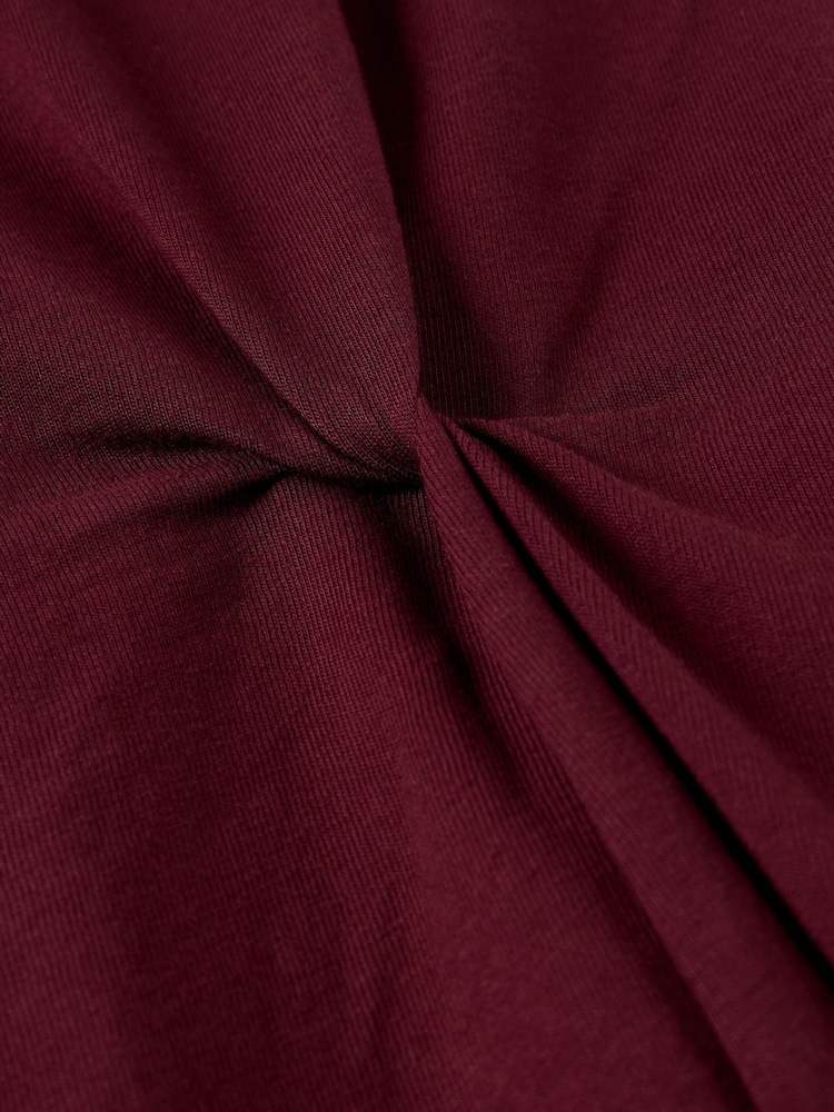 White Stuff Purple Gracie Twist Dress - Image 6 of 6
