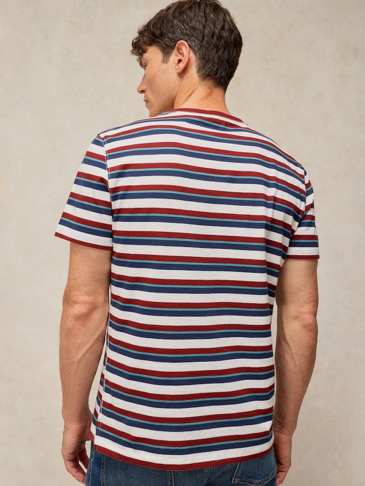 Blanc - T-shirt rayé White Stuff Abersoch - Image 2 sur 6