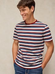 Blanc - T-shirt rayé White Stuff Abersoch - Image 3 sur 6