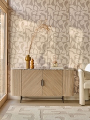 Natural Valencia Marble Mango Wood Large Sideboard - Image 2 of 8