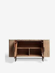 Natural Valencia Marble Mango Wood Large Sideboard - Image 6 of 8