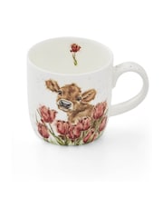 Royal Worceser Wrendale White Cow Mugs Set of 6 - Image 3 of 4