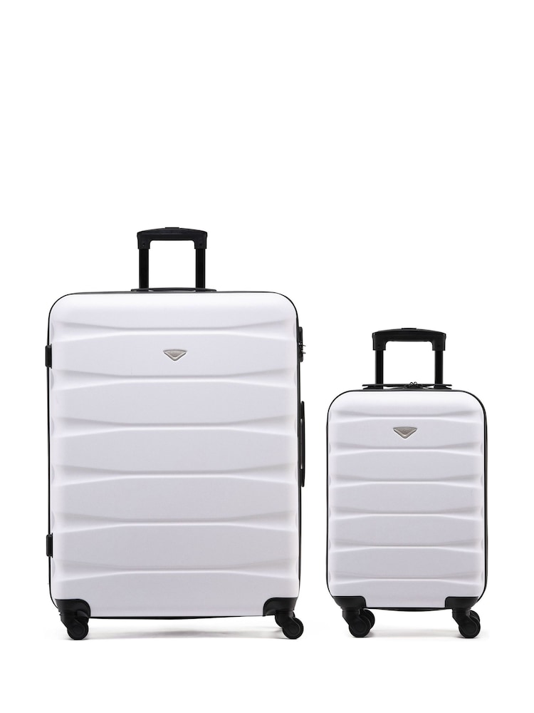 Set Of 2 Large Check-In & Small Carry-On Hardcase Travel Suitcase - Image 1 of 7