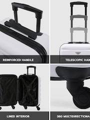 Set Of 2 Large Check-In & Small Carry-On Hardcase Travel Suitcase - Image 2 of 7