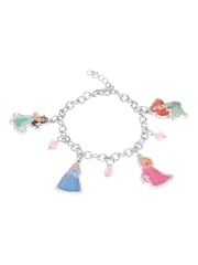 Peers Hardy Disney Princess Multicoloured Enamel Costume Crystal Charm Black Bracelet - Image 1 of 3