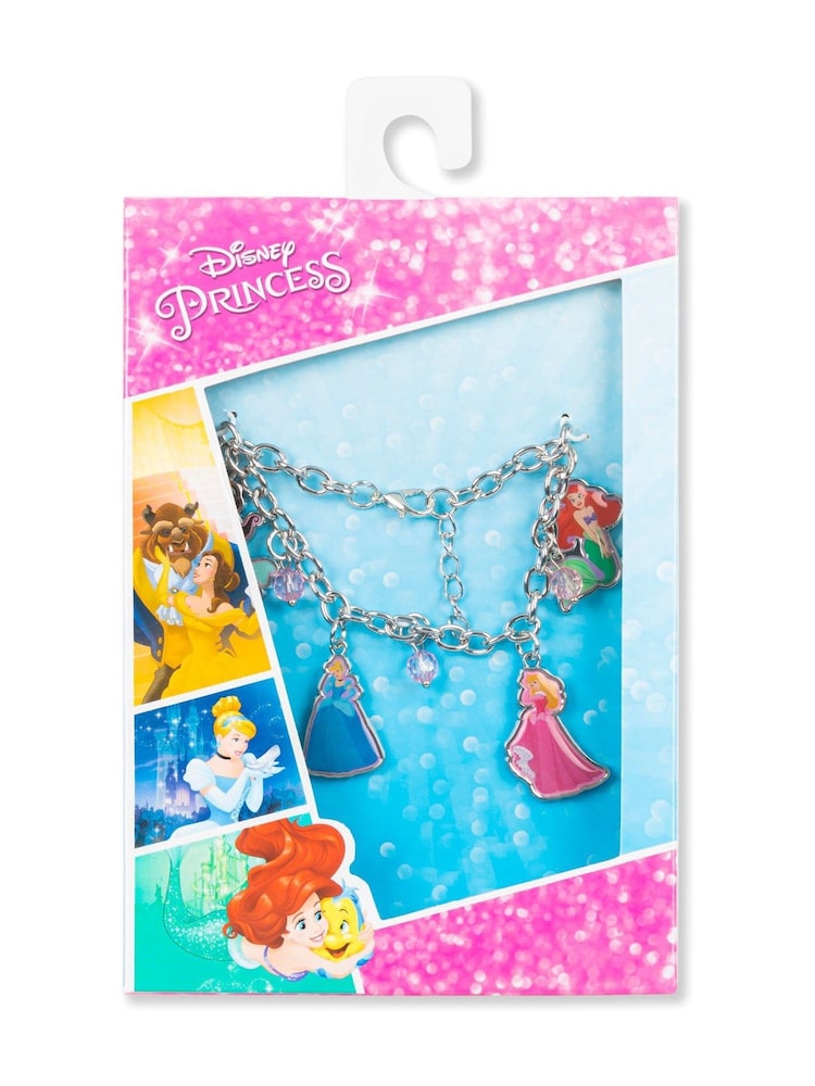 Peers Hardy Disney Princess Multicoloured Enamel Costume Crystal Charm Black Bracelet - Image 3 of 3