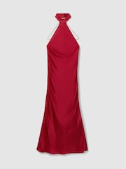Savannah Morrow Peace Silk Chain Detail Maxi Dress - Image 2 of 5