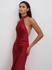 Savannah Morrow Peace Silk Chain Detail Maxi Dress - Image 3 of 5