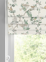 Laura Ashley Fern Green Elderwood Made to Measure 100% Cotton Roman Blinds - Image 2 of 6