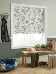 Laura Ashley Fern Green Elderwood Made to Measure 100% Cotton Roman Blinds - Image 5 of 6
