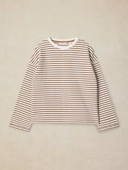 棕色 - White Stuff Kim 條紋長袖 T 裇 - 圖片 5/6