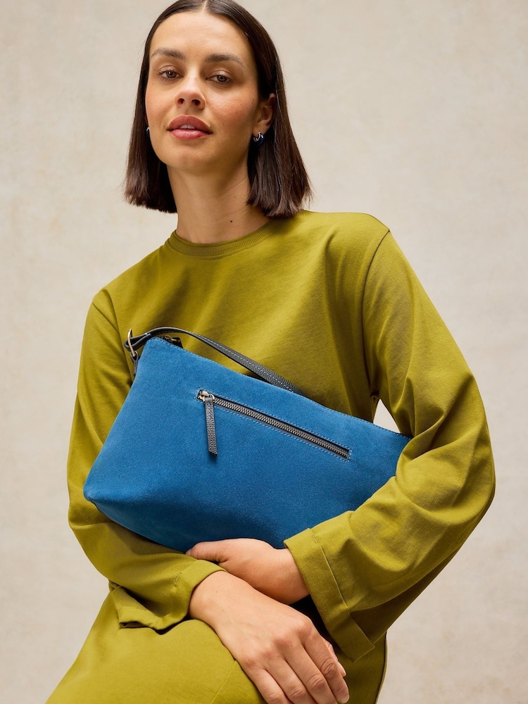 Azul - Bolso de piel White Stuff Fran Landscape - Imagen 1 de 5 Azul - Bolso de piel White Stuff Fran Landscape - Imagen 1 de 5