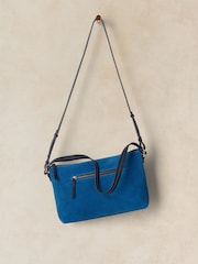 Azul - Bolso de piel White Stuff Fran Landscape - Imagen 4 de 5