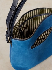 Azul - Bolso de piel White Stuff Fran Landscape - Imagen 5 de 5