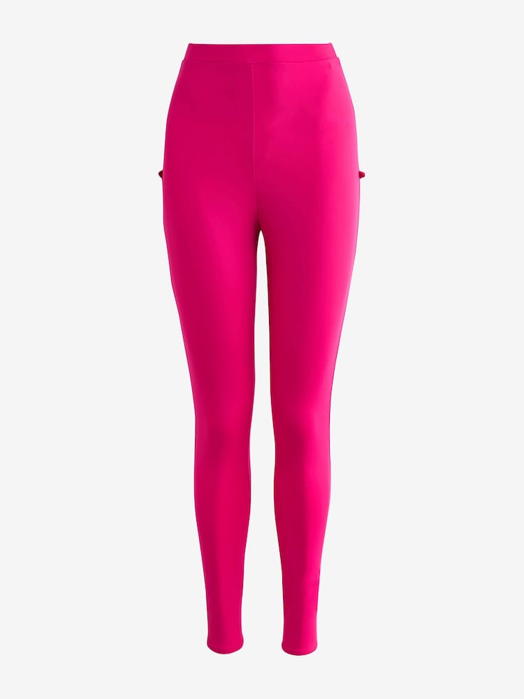 Pink Long Sleeve Modesty Burkini Shaping Swimsuit - Image 7 of 8