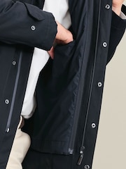 Charles Tyrwhitt Navy Blue 3in1 Raincoat With Detachable Gilet - Image 3 of 6