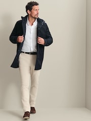 Charles Tyrwhitt Navy Blue 3in1 Raincoat With Detachable Gilet - Image 4 of 6